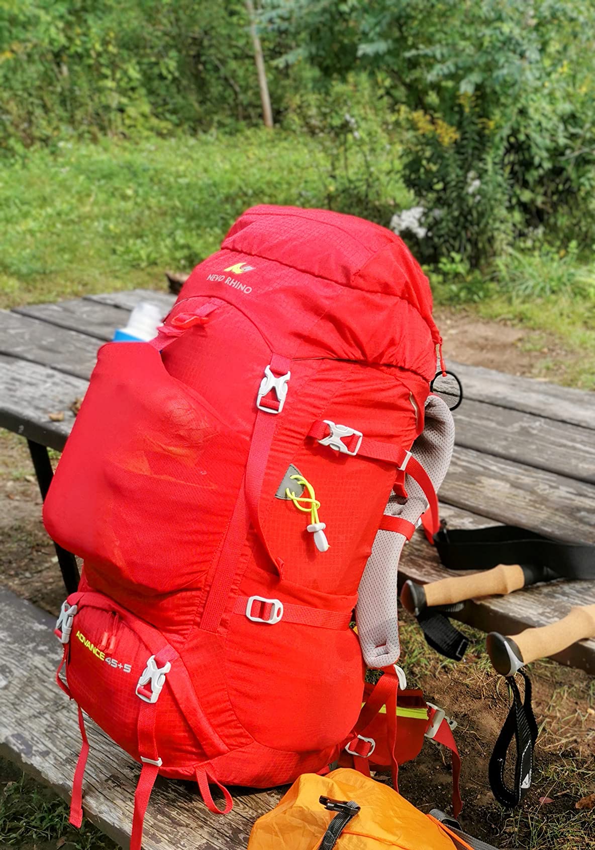 N NEVO RHINO Internal Frame Hiking Backpack 50/60/65/70/80L with Rain Cover customer photo 2