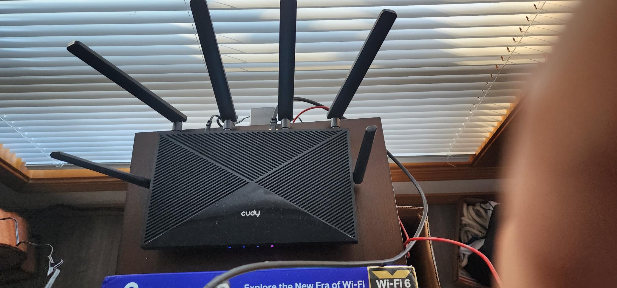 Cudy 5G NR AX3000 Wi-Fi 6 Router, 4X GE, Dual SIM, SA/NSA, P5 customer photo 2