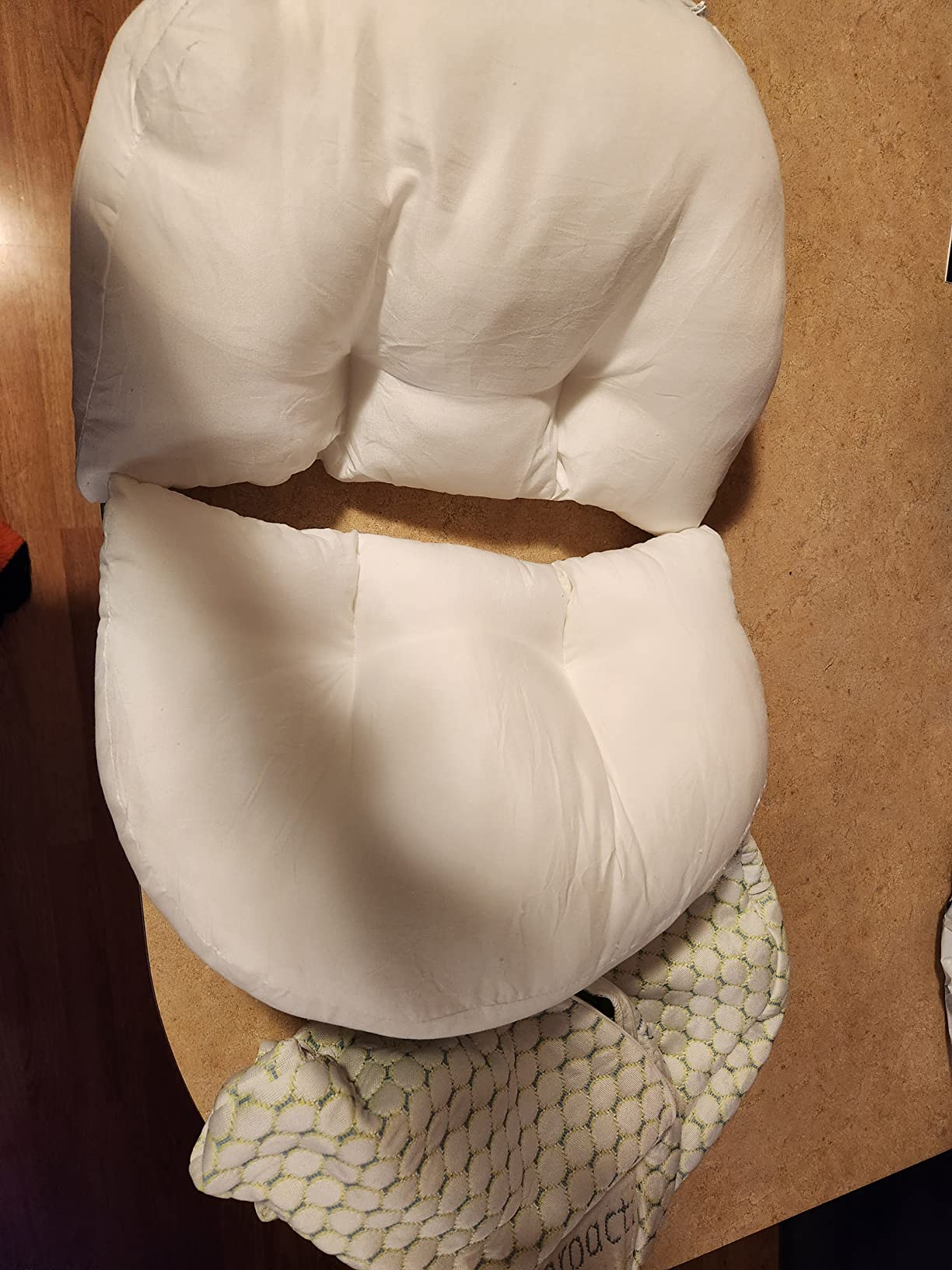 Oternal Pregnancy Pillow for Pregnant Women, Soft Pregnancy Body Pillow, Support for Back, Belly, Hips, Legs, Maternity Pillow with Detachable and Adjustable Pillow Cover customer photo 1