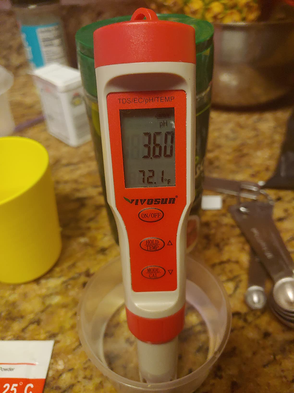 VIVOSUN 5-in-1 Digital PH Meter with Salinity/TDS/EC/Temperature Function customer photo 1