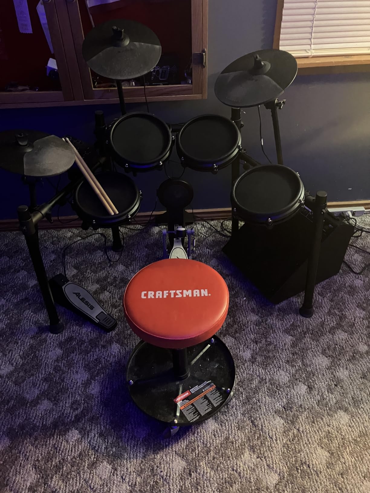 Coolmusic Electric Drum AMP 100-Watt Electronic Drum Amplifier DM100 Keyboard Speaker with Wireless Audio Connection, with 3-Band EQ and DI Out Black customer photo 1