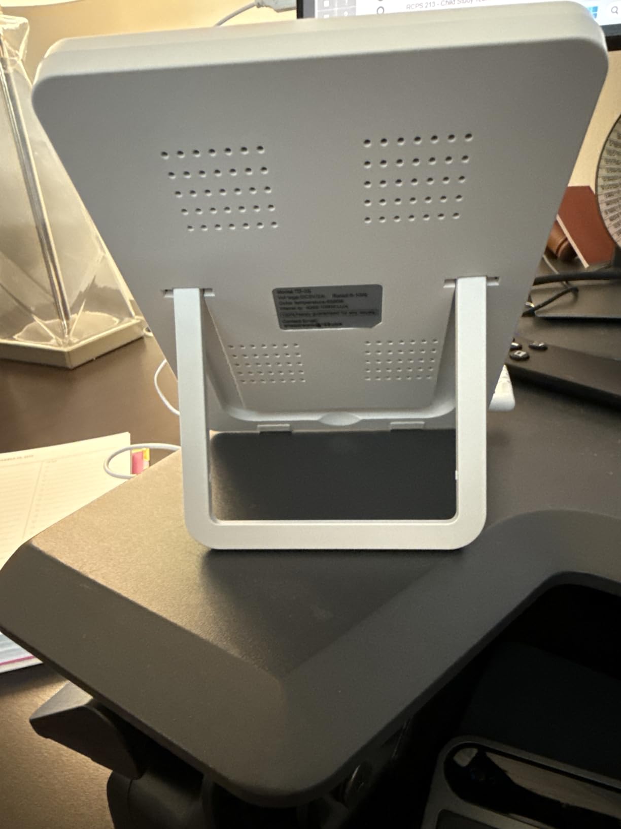 SUXIO Light Therapy Lamp - 10000 Lux Therapy Light, 3 Timing & Mode Happy Lamp, Touch Control Daylight Lamp with Memory Function, Portable Light Therapy Box for Home/Office Use As Lift Mood customer photo 1