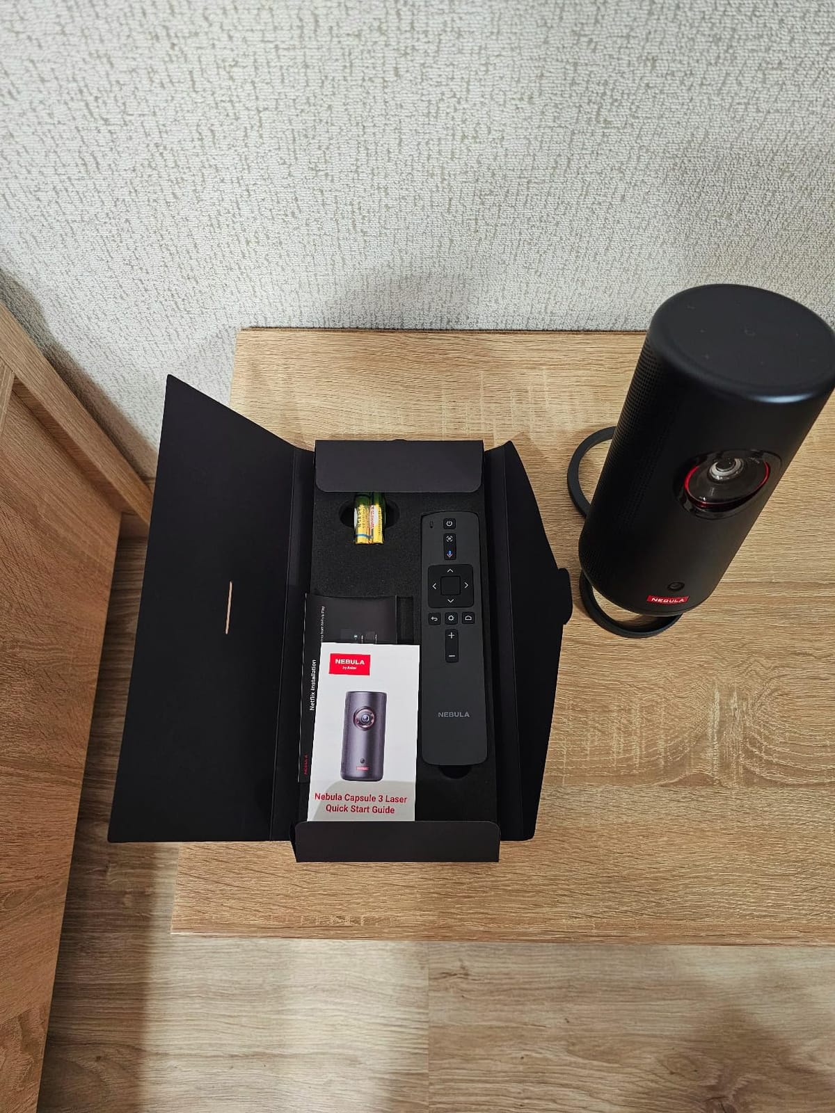 NEBULA Capsule 3 Laser Outdoor Portable Mini Smart TV Projector customer photo 1