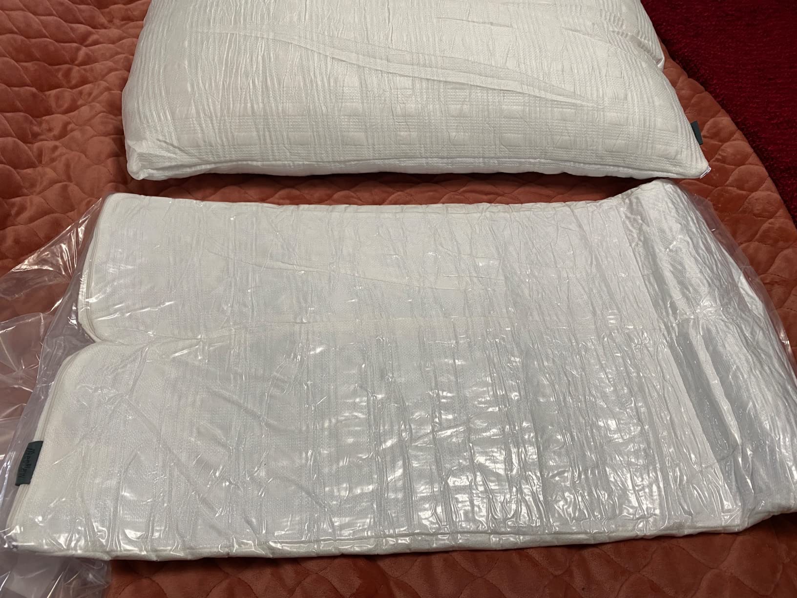 Meoflaw Adjustable Cooling Bed Pillows for Sleeping Standard Size Set of 2 | Shredded Memory Foam Fill, Medium Firm Support, Customizable Loft, Removable Washable Cover, Ideal for Side & Back Sleepers customer photo 2