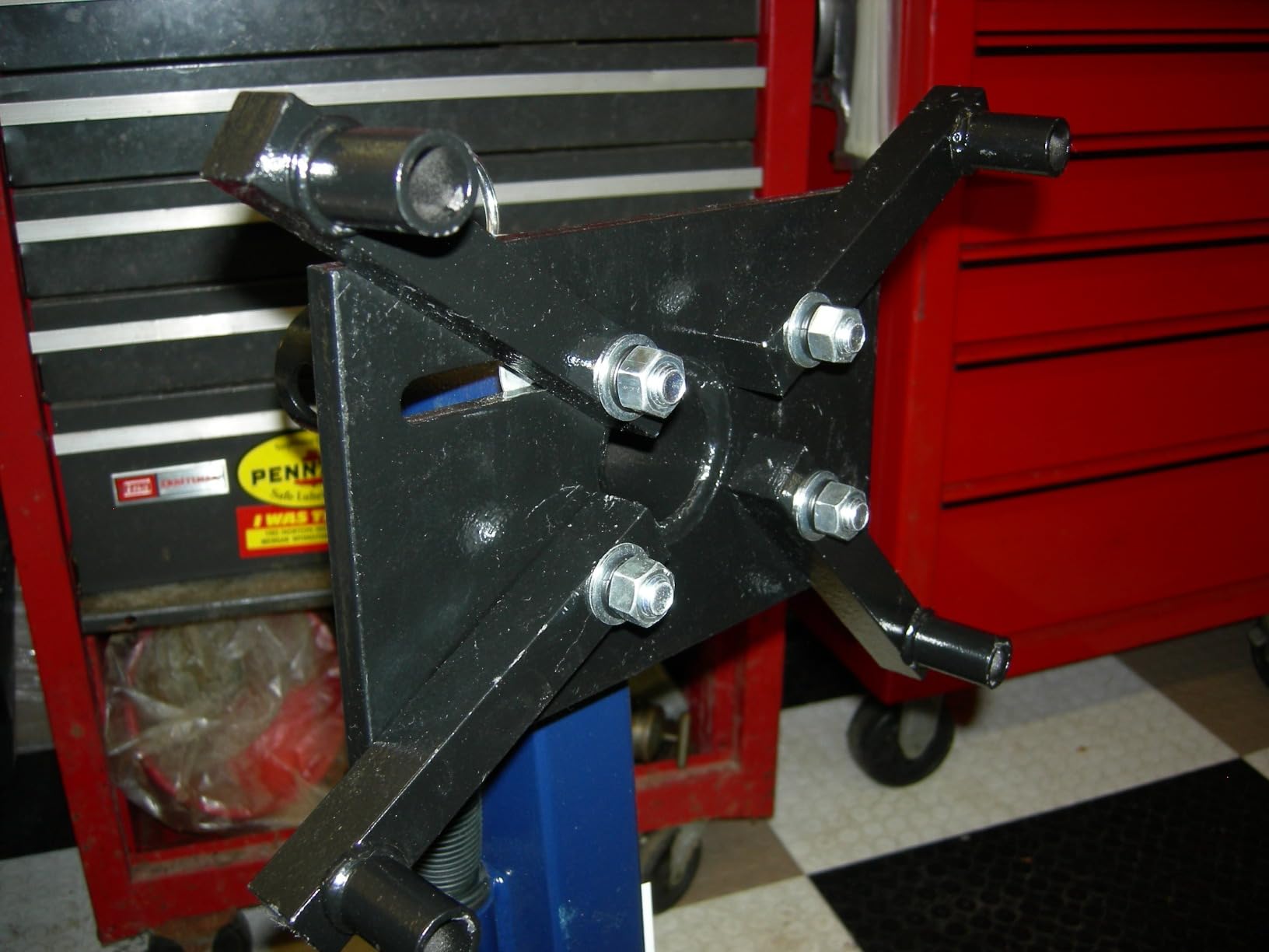 BIG RED AT26801UR Torin Steel Rotating Engine Stand with 360 Degree Rotating Head and Folding Frame, 3/4 Ton (1,500 lb), Blue customer photo 2