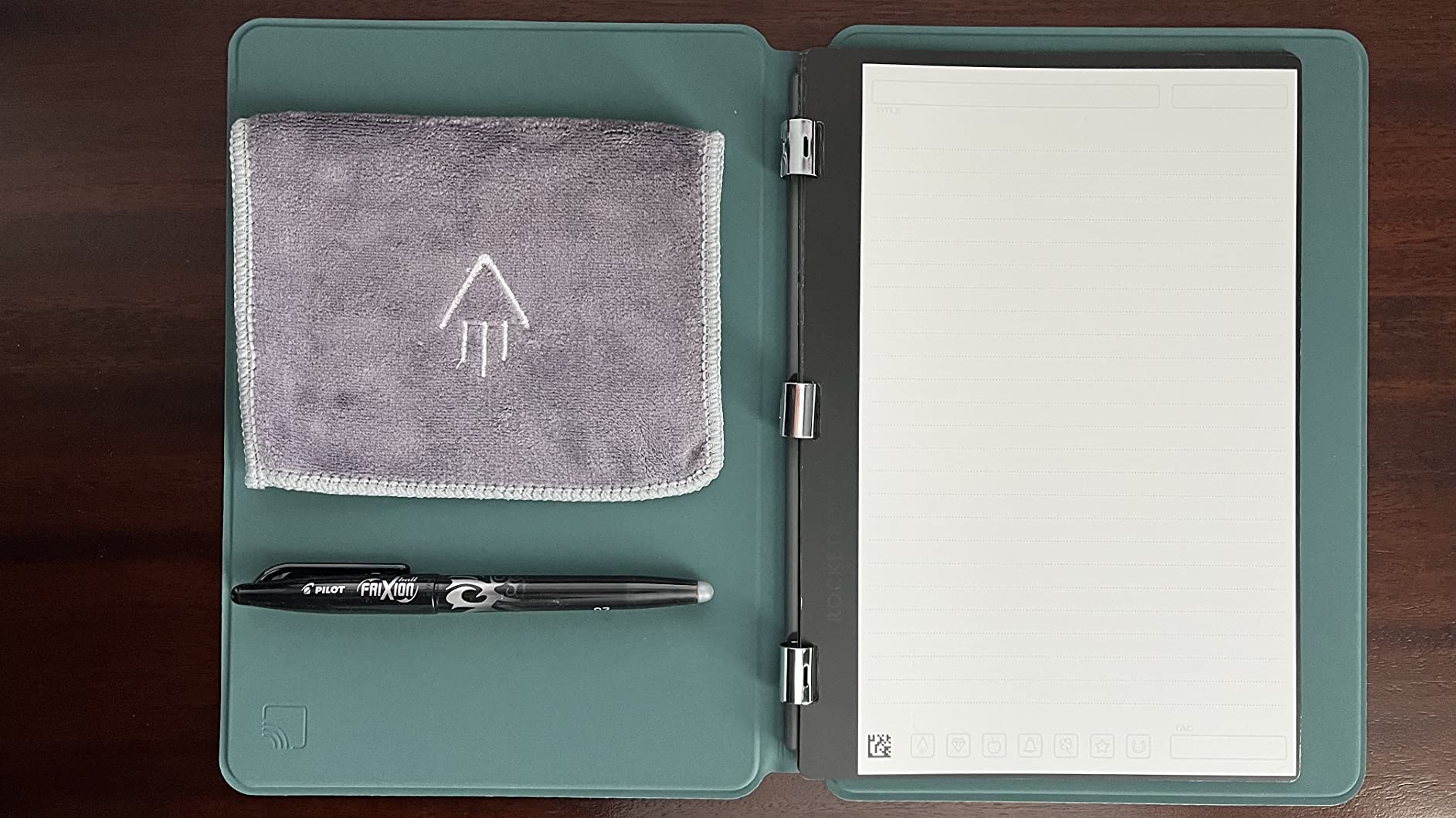 Rocketbook Pro Smart Reusable Notebook, Executive 7x9, Blue customer photo 1