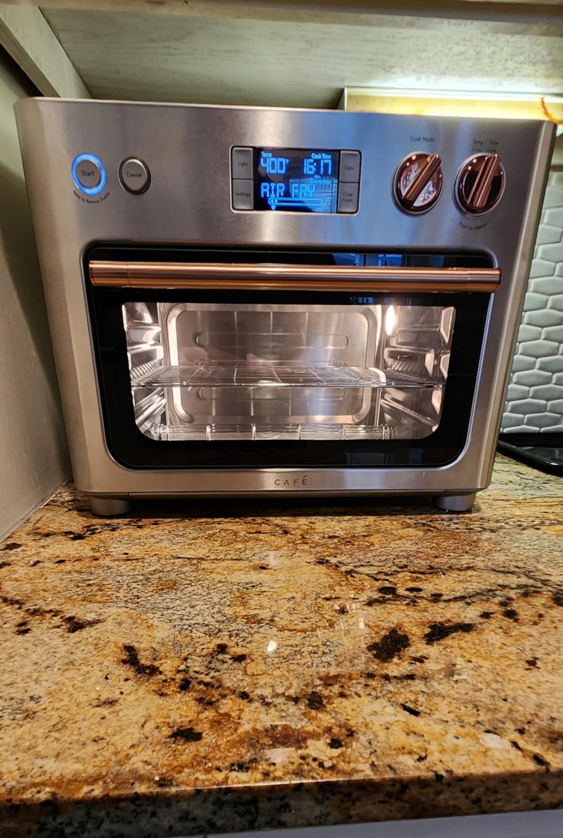 Café Couture Air Fryer Toaster Oven, 14 Modes, WiFi, Large, Crisp Finish customer photo 2