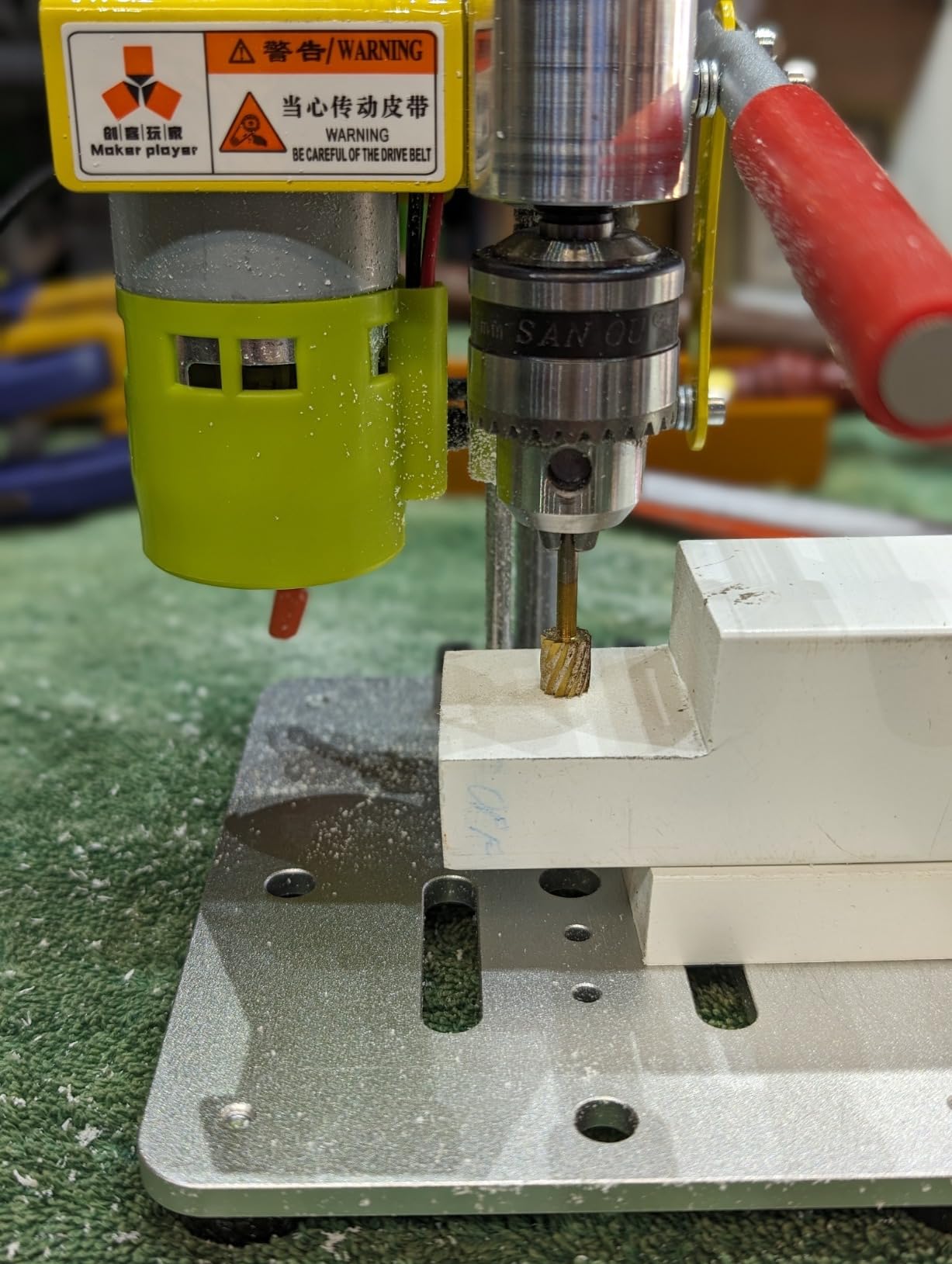 Precision Mini Drill Press Benchtop Driller Machine B10 Upgraded customer photo 1