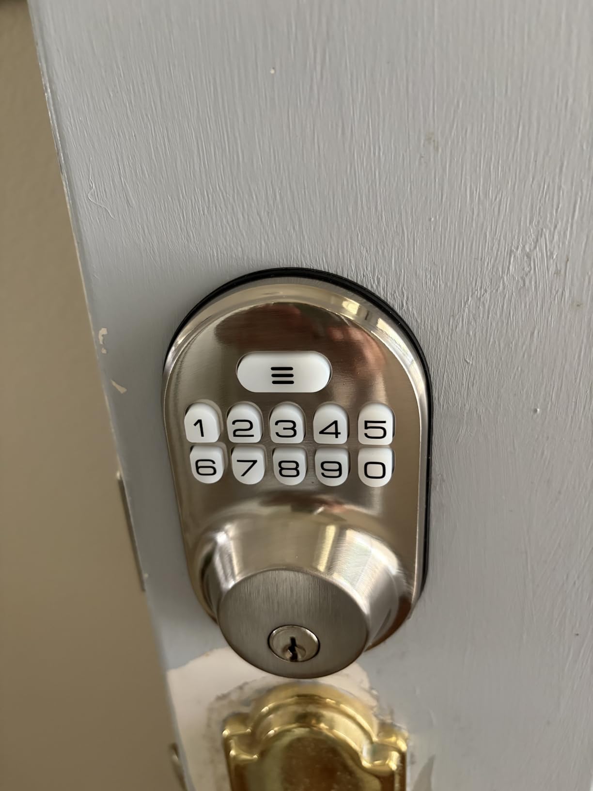 Veise RZ-A Electronic Keypad Deadbolt Door Lock, Matte Black customer photo 1