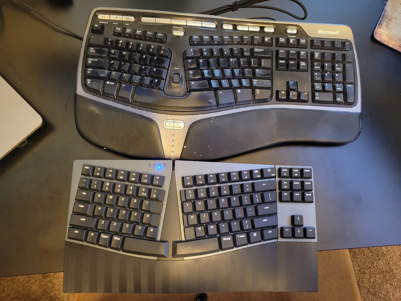 Perixx PERIBOARD-335RD Wired Ergonomic Mechanical Compact Keyboard - Low-Profile Red Linear Switches customer photo 2