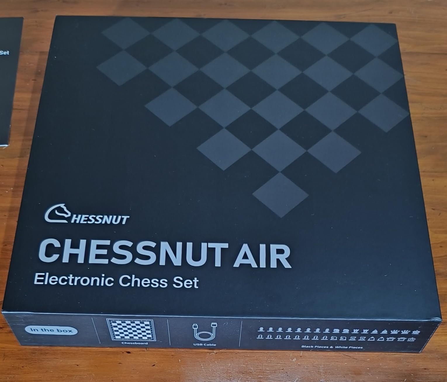 Chessnut Air Electronic Chess Board with AI — Handcrafted Wooden Board, LED Indicators, Adaptive Difficulty, Full Piece Recognition — Play Online on Major Chess Platforms customer photo 2