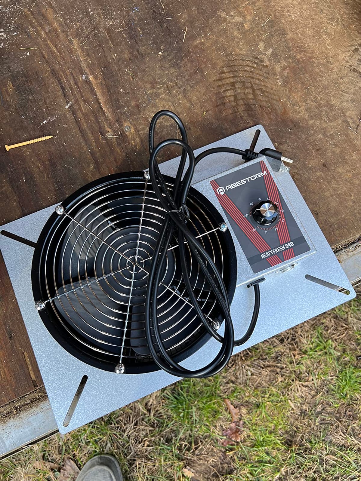Abestorm 8.7 Inch Crawlspace Ventilation Fan with Humidistat 540 CFM customer photo 1