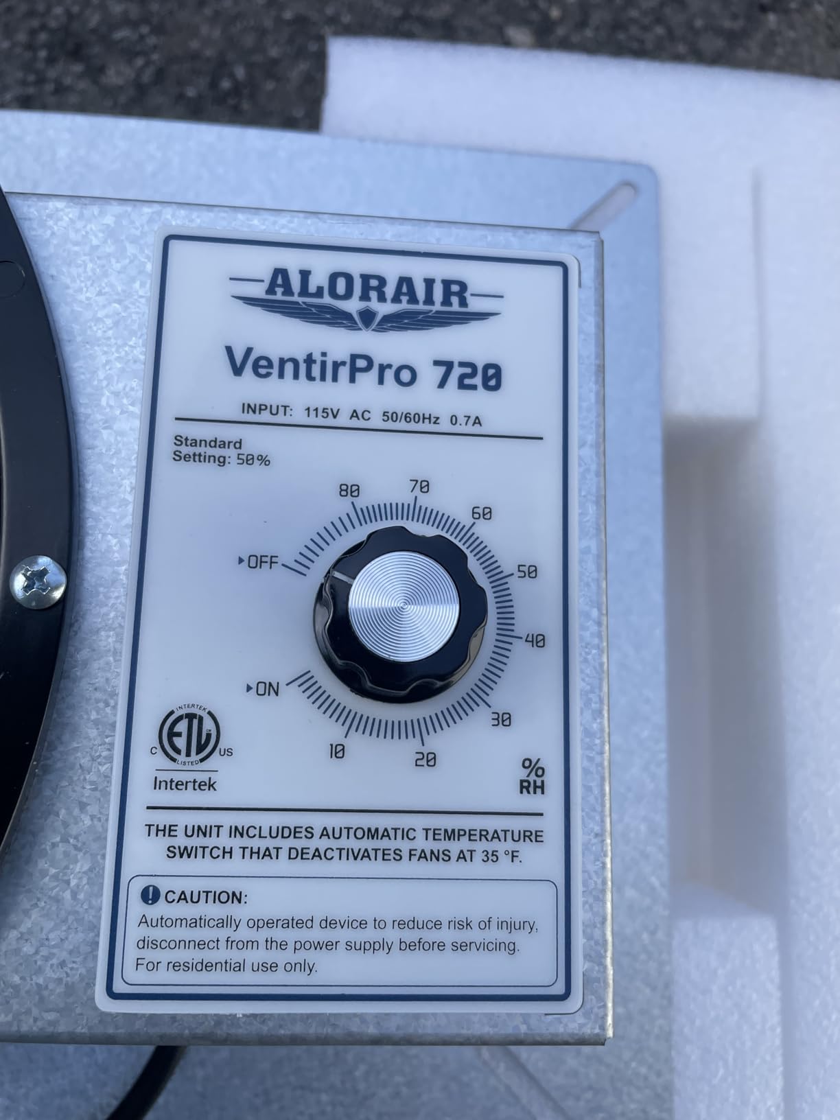 ALORAIR 540CFM Crawl Space Ventilator Fan with Humidistat & Thermostat customer photo 1