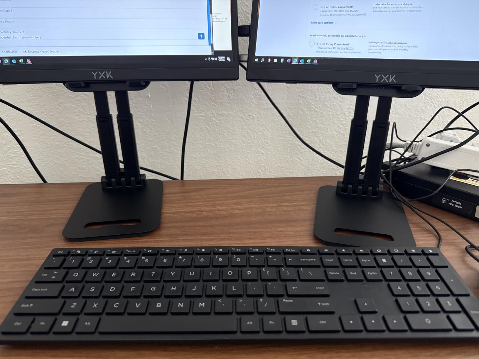 LISEN iPad Stand Tablet Holder for Desk, Adjustable Portable Monitor Stand customer photo 2