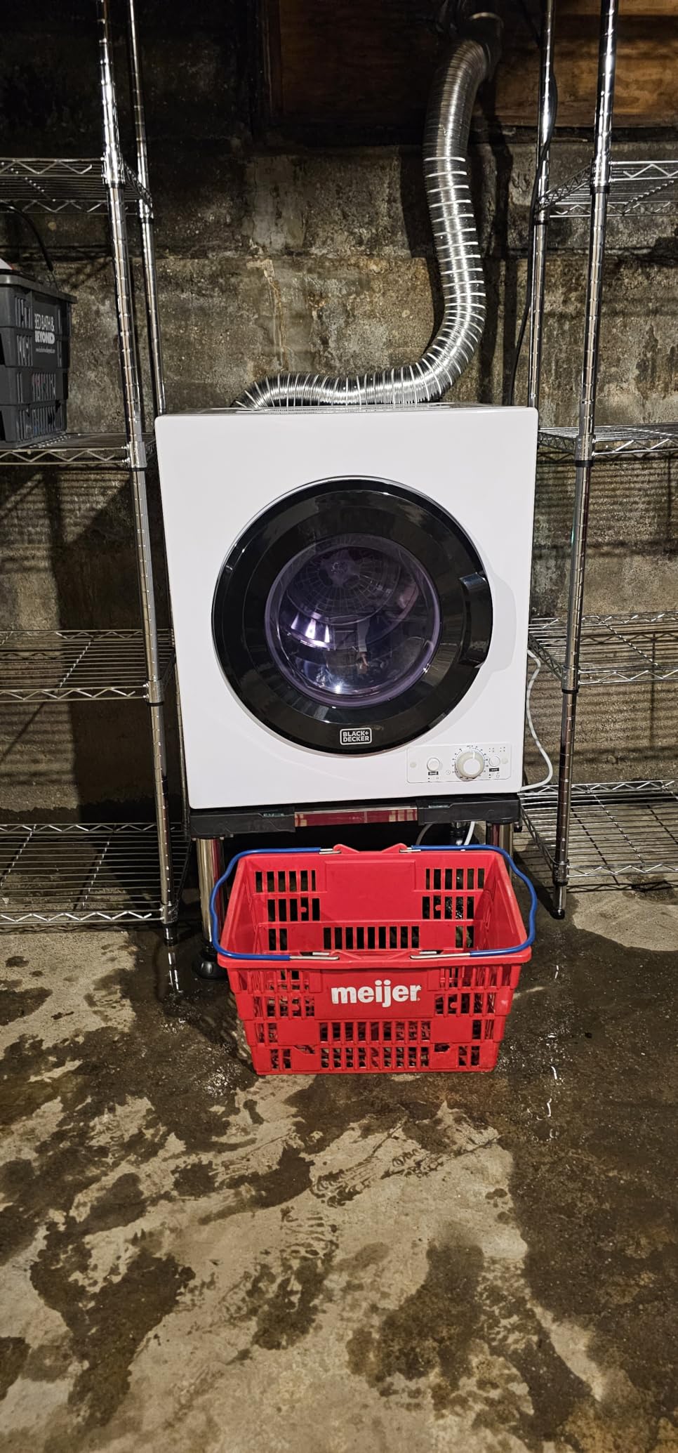 BLACK+DECKER 1.5 Cu. Ft. Compact Dryer, 5.5 lb. Capacity, 120V, BCED15 customer photo 1