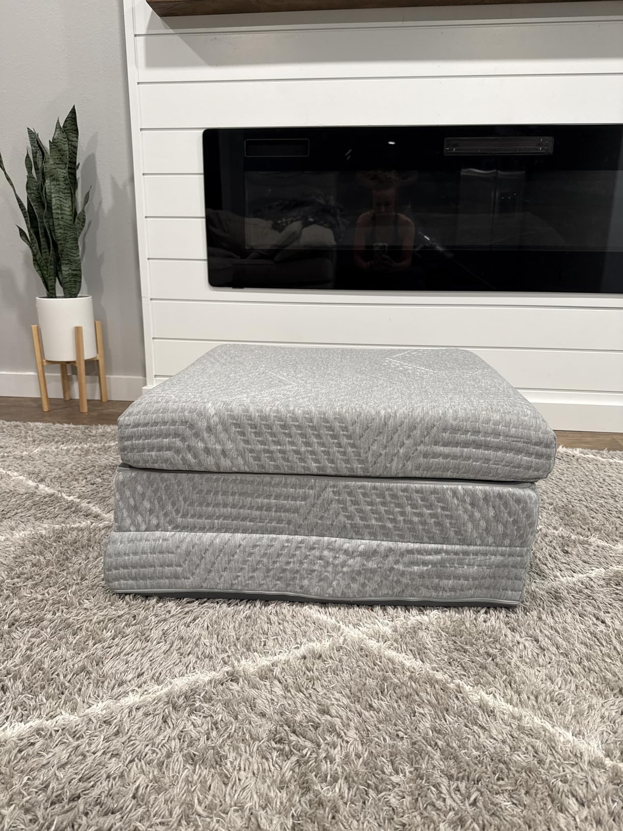 MLILY Twin Trifold Mattress, 4 Inch Foldable Gel Memory Foam Mattress | Portable 75