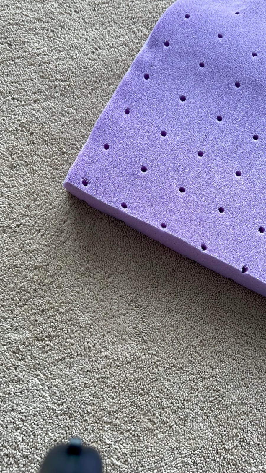 SINWEEK 3 Inch Gel Memory Foam Mattress Topper Queen Size, Ventilated High Density Pad for Back Pain, Bed Topper with Removable Soft Cover, CertiPUR-US Certified customer photo 1