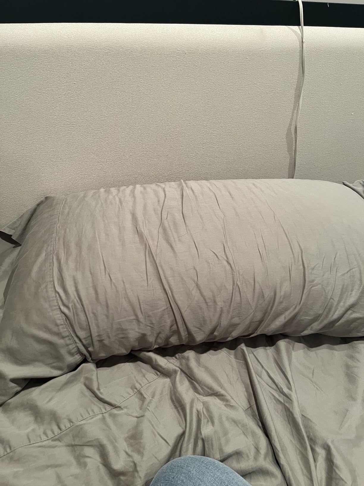 SUPA MODERN Cooling Pillow Standard Size 1 Pack, CertiPUR-US Shredded Memory Foam Pillows, Cool Bed Pillows for Hot Sleepers, Adjustable Firm Pillow for Side, Back, Stomach Sleepers, Better Sleep customer photo 1