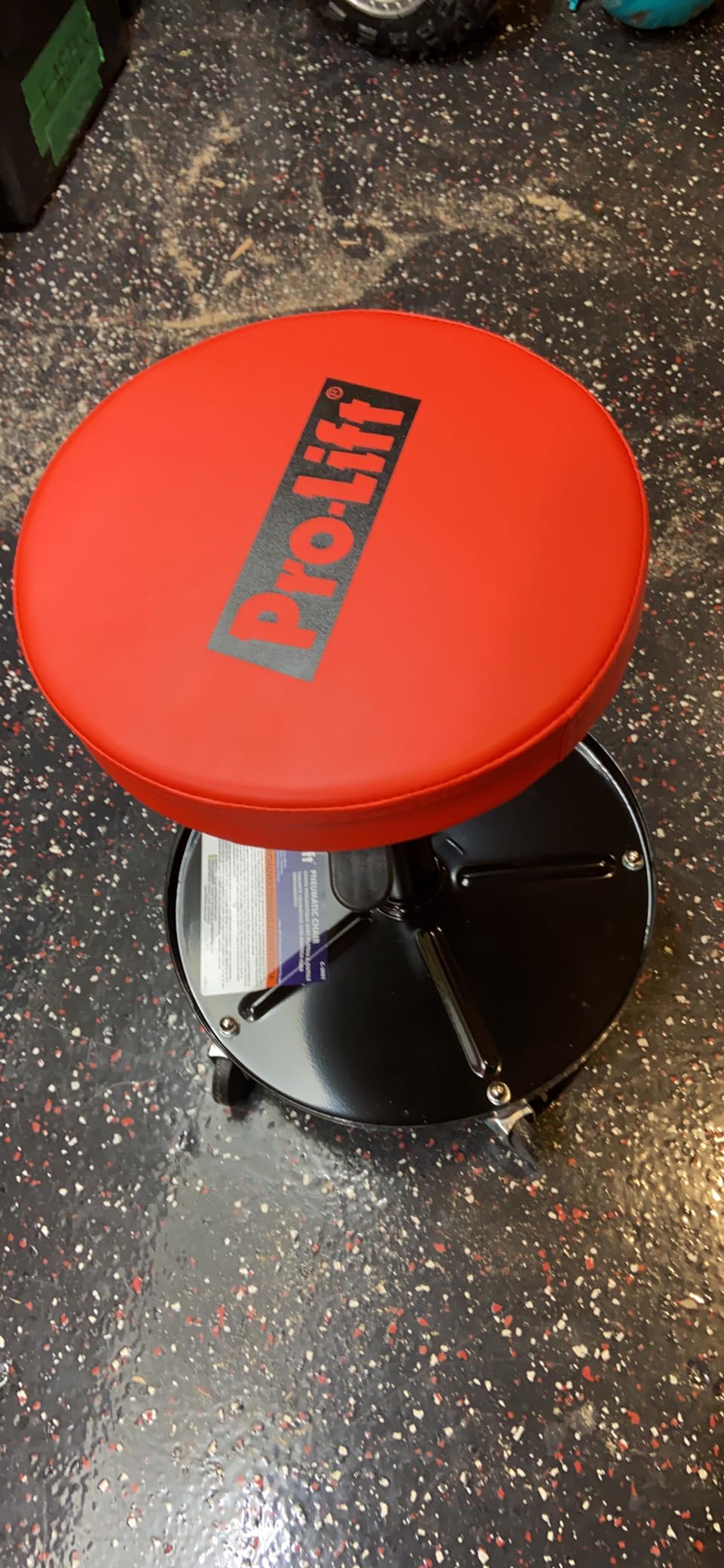 Pro-LifT PL9300H Pneumatic Chair, Black/Orange customer photo 1
