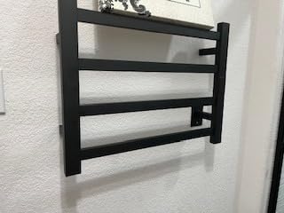Topdattion Electric Towel Warmer | Super Thin | with Timer & Temperature Multi-Level Adjustments | Hardwired & Plug-in | 4 Bar | Brushed Finish customer photo 2