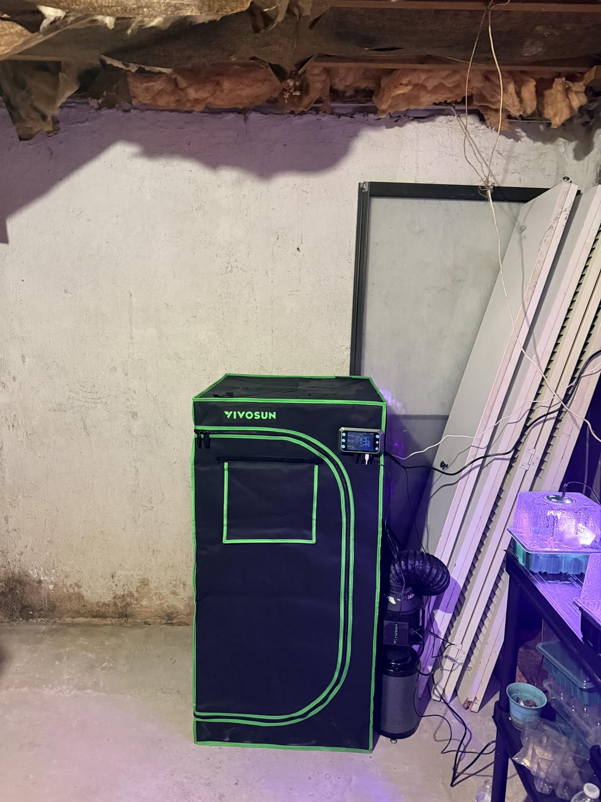 VIVOSUN Smart Grow Tent Kit 2x2, 1-Plant WiFi-Integrated Grow Kit System customer photo 2