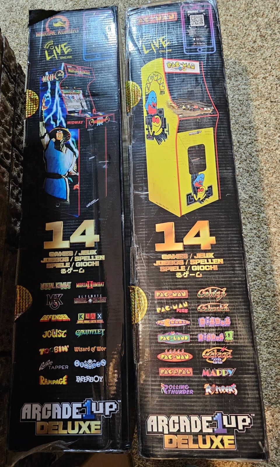 ARCADE1UP Mortal Kombat II Deluxe Arcade Machine, 14 Games customer photo 1