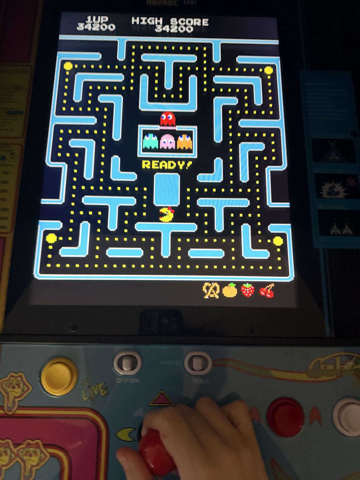 Arcade1Up Pac-Man Deluxe Arcade Gaming Cabinet, 14 Classic Games customer photo 2