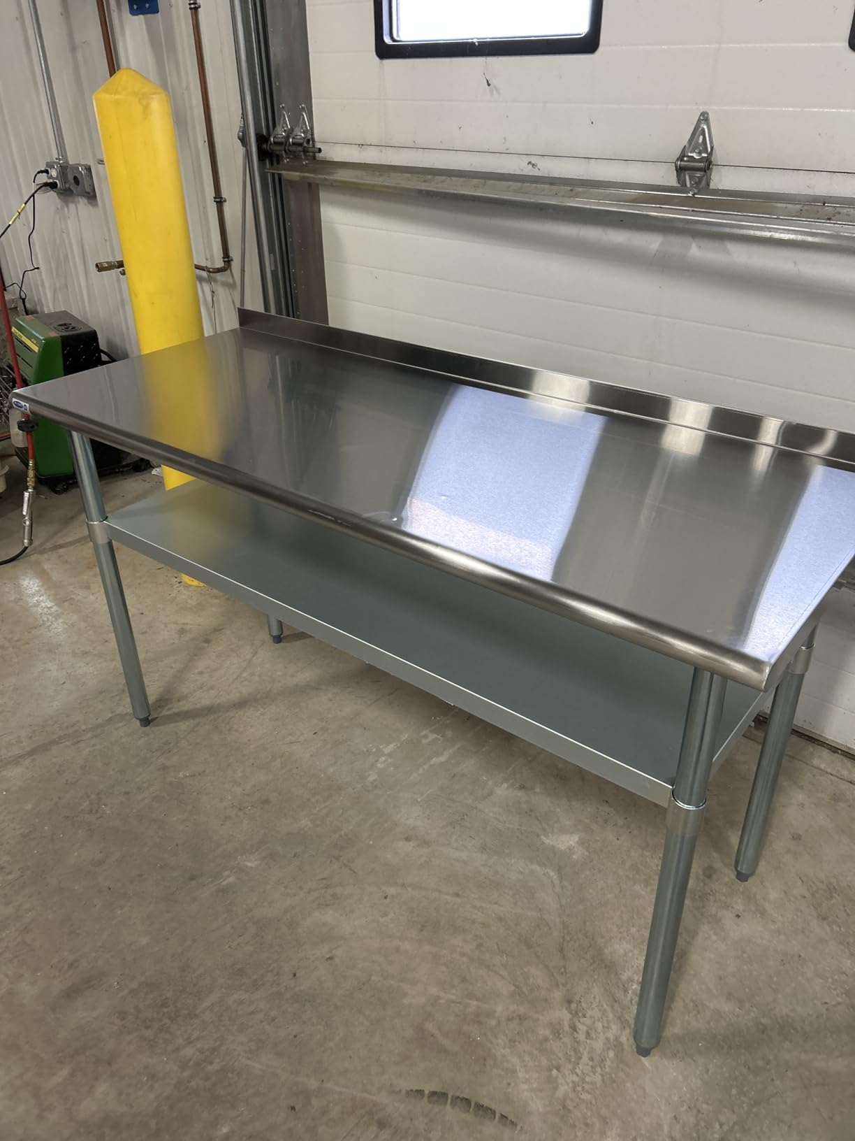 HARDURA Stainless Steel Prep & Work Table 24 x 60 Inches Backsplash customer photo 1