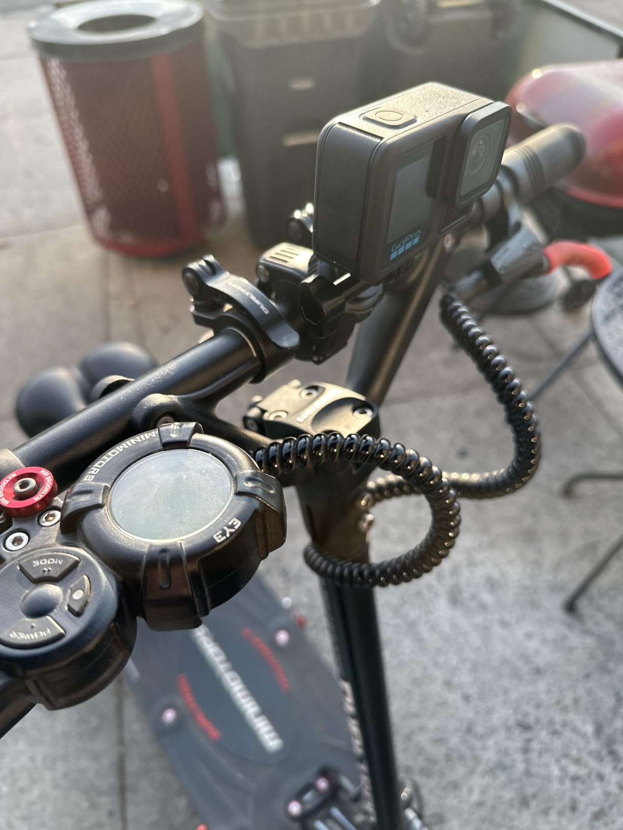 Handlebar Bike Pole Mount Motorcycle Bicycle Clamp Mount for GoPro customer photo 2