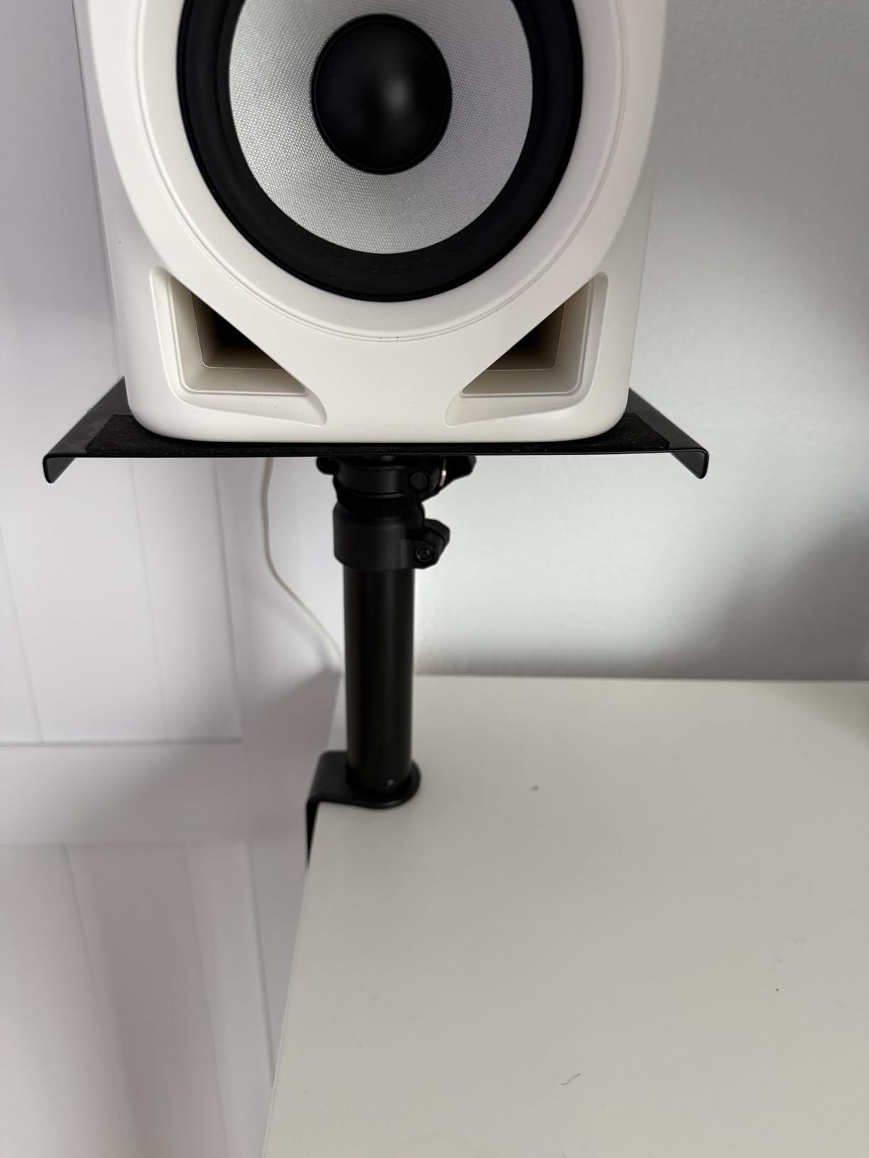 Vondynote Set of 2 Desktop Clamp Speaker Stands Short Studio Monitor Stands Height Adjustable customer photo 2
