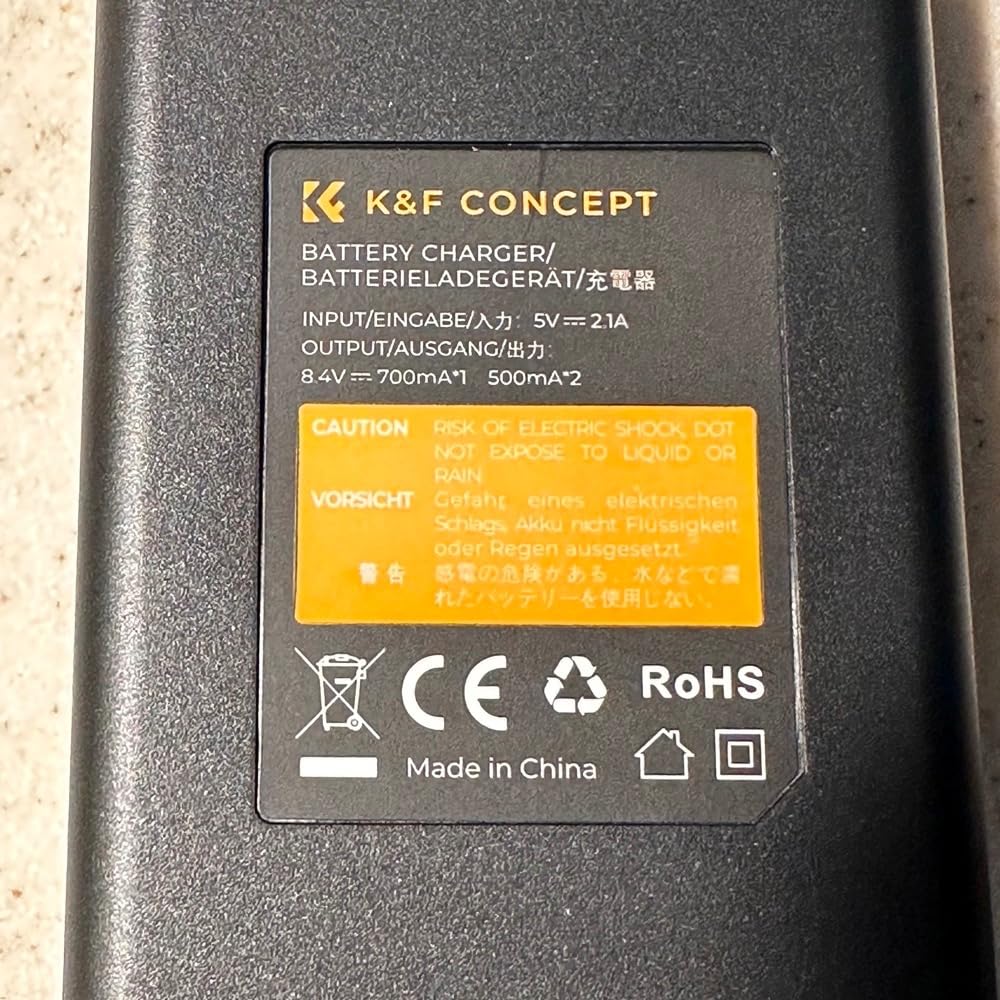 K&F Concept NP-W235 Battery Charger Set for Fujifilm XT5, 2-Pack 2200mAh NP W235 Battery and Dual LCD Charger Compatible with Fujifilm X-T5, X-T4, X-S20, X-H2, X-H2S, GFX 100S, GFX 50S II Cameras customer photo 2
