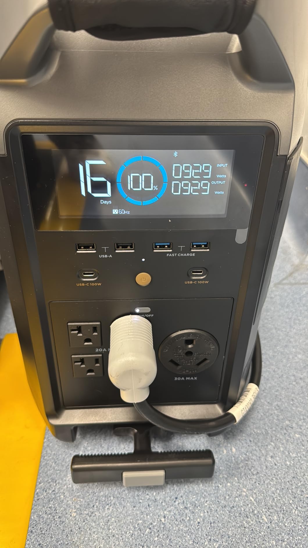 EF ECOFLOW Portable Power Station 3600Wh DELTA Pro, 120V 3600W AC Output LiFePO4 customer photo 2