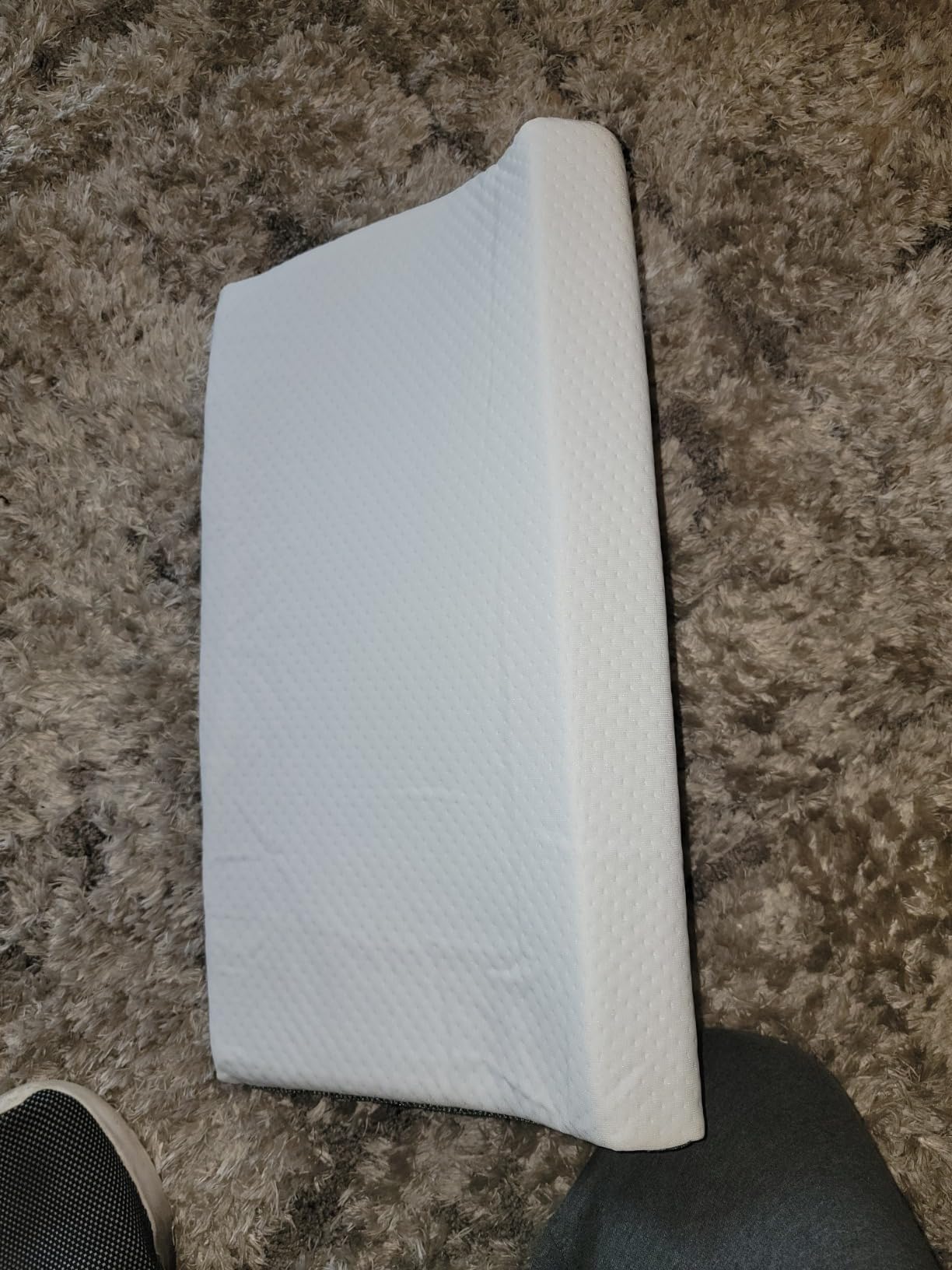 Wedge Pillow for Side Sleepers, Body Positioning Support - Memory Foam, Machine Washable Cover customer photo 1