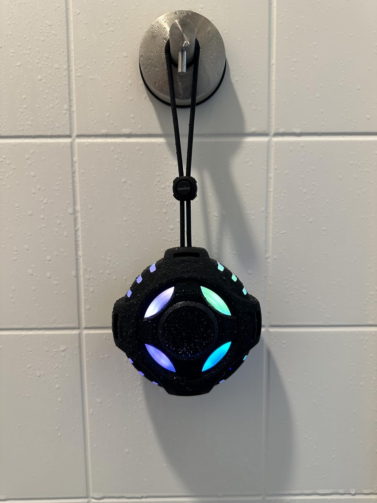 comiso Bluetooth Shower Speaker, IPX7 Waterproof Speaker with Robust Bass customer photo 2