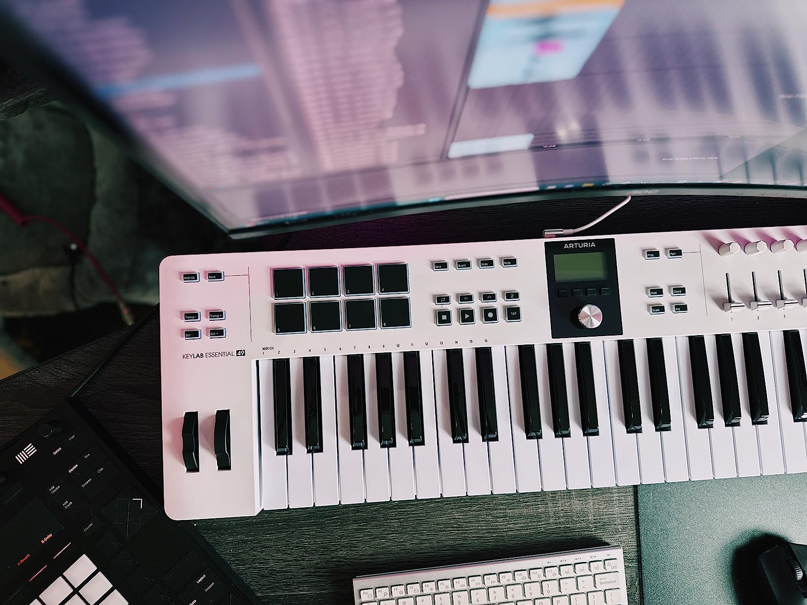 Arturia KeyLab Essential mk3 — 49 Key USB MIDI Keyboard Controller with Analog Lab V Software Included | 49 Key USB MIDI Keyboard Controller with Analog Lab V Software Included customer photo 1