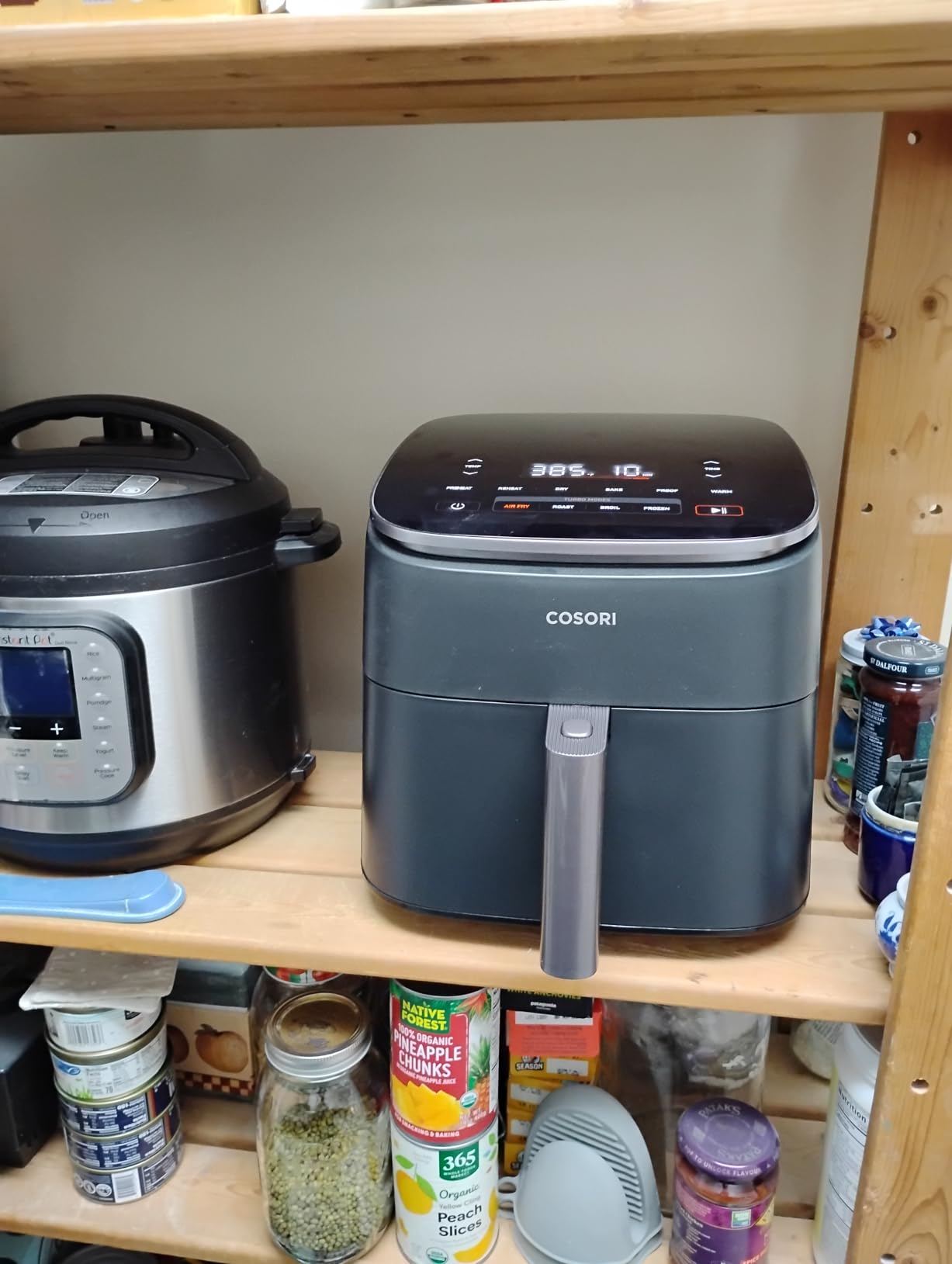 Cosori TurboBlaze Air Fryer, 9-in-1, 6 Qt, PFAS-Free Ceramic Coating | 90°–450°F, 5 Level Fan Speeds, 9 in 1 Air Fry, Roast, Bake, Broil, Dry, Frozen, Proof, Reheat, Keep Warm, Safety lock, 1725W customer photo 2