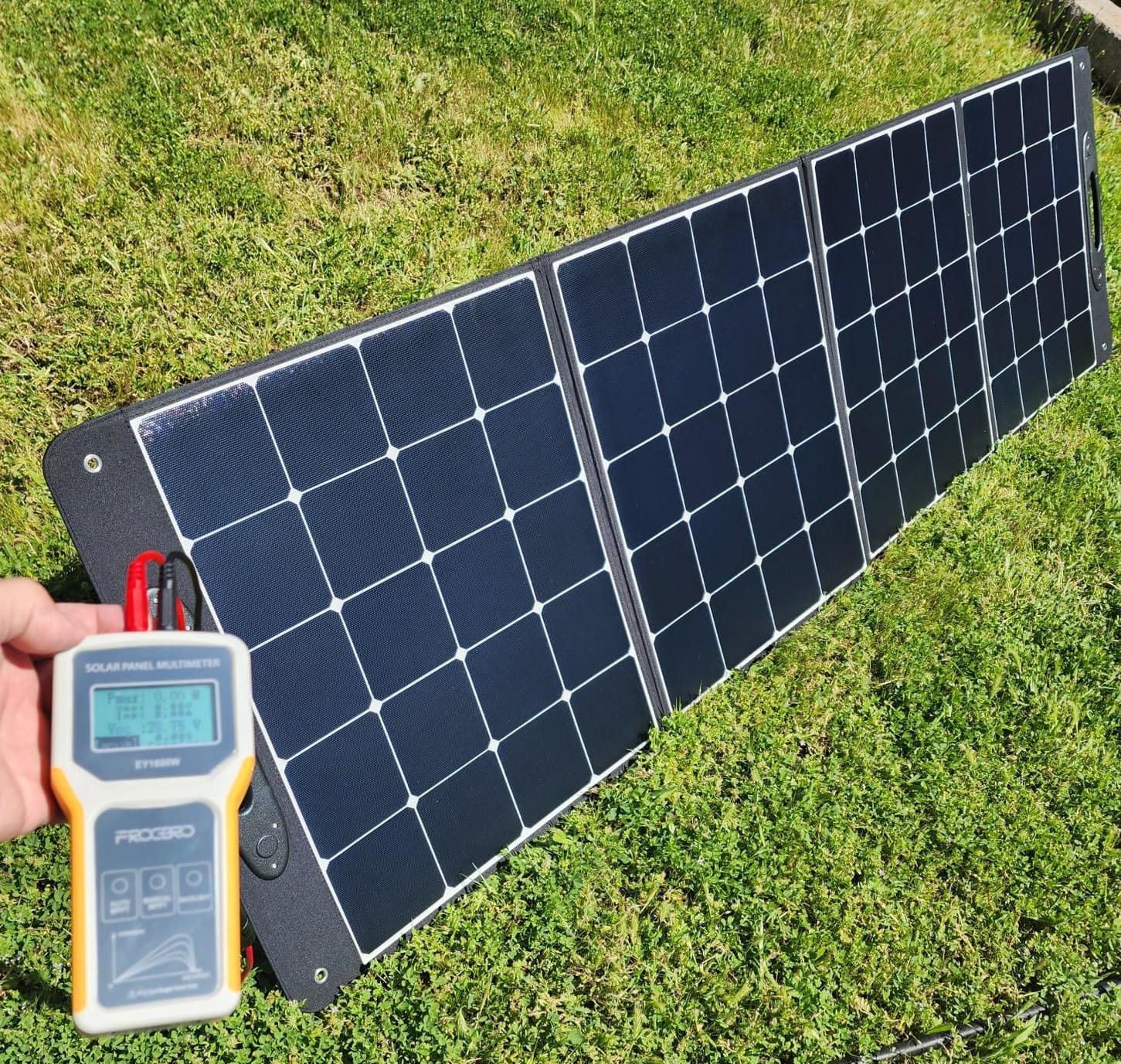 1600W MPPT Solar Panel Tester LCD Photovoltaic Multimeter customer photo 1