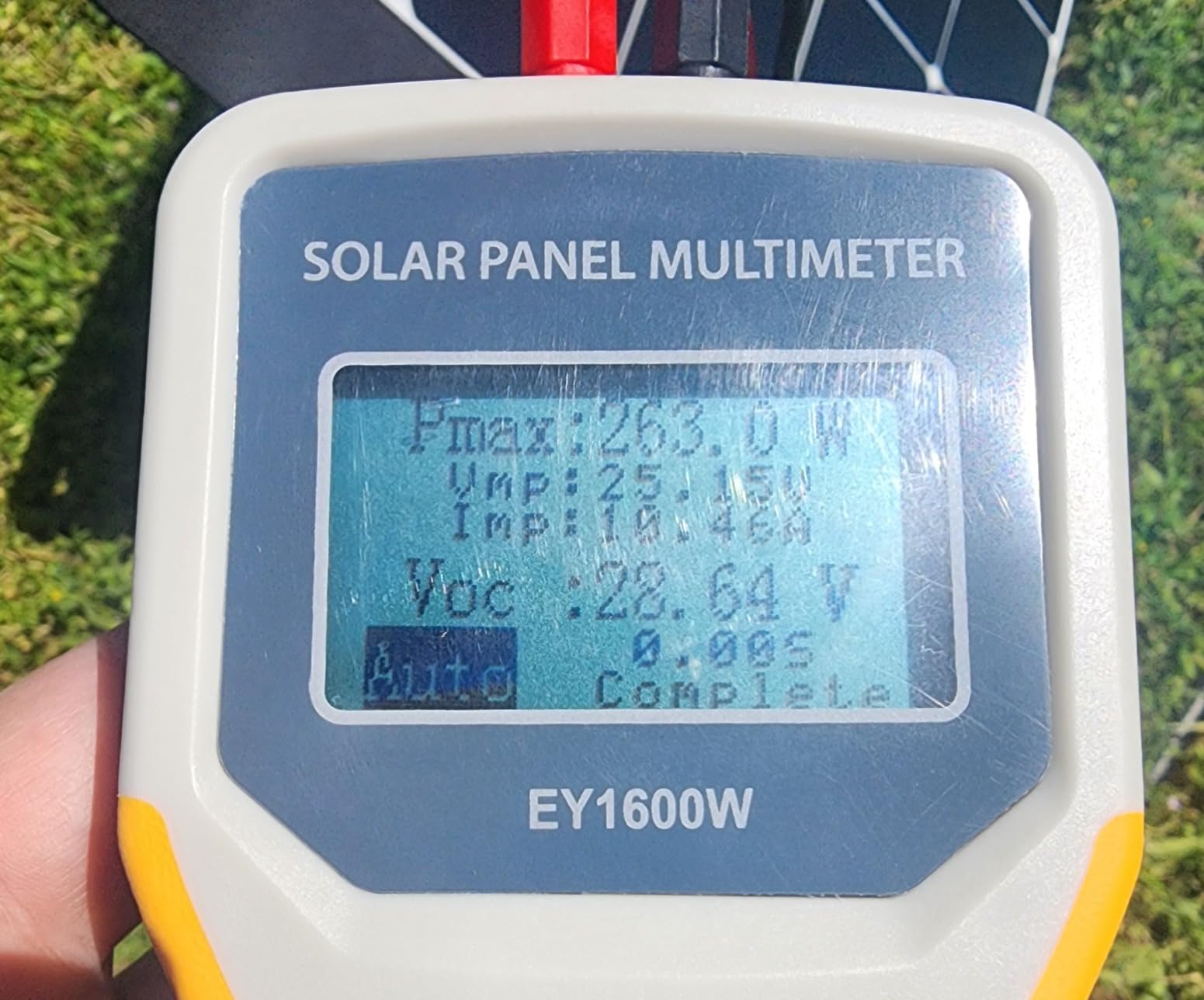 1600W MPPT Solar Panel Tester LCD Photovoltaic Multimeter customer photo 2