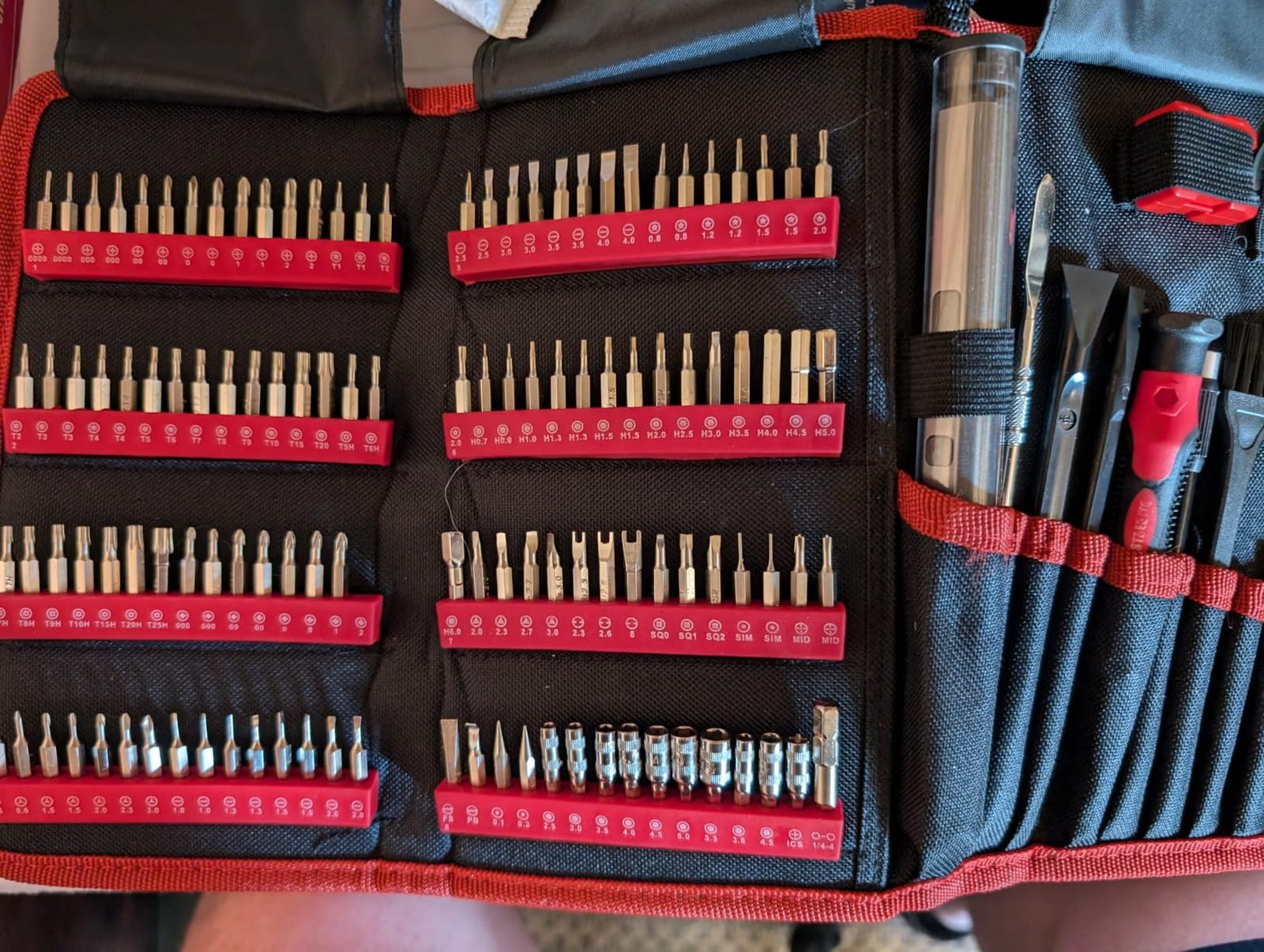 STREBITO Electric Screwdriver, 144-in-1 Precision Screwdriver Set | 120 Magnetic Bits, Organized Storage and Portability, Small Tool Kit for Electronics, PC, Computer and Laptop customer photo 1