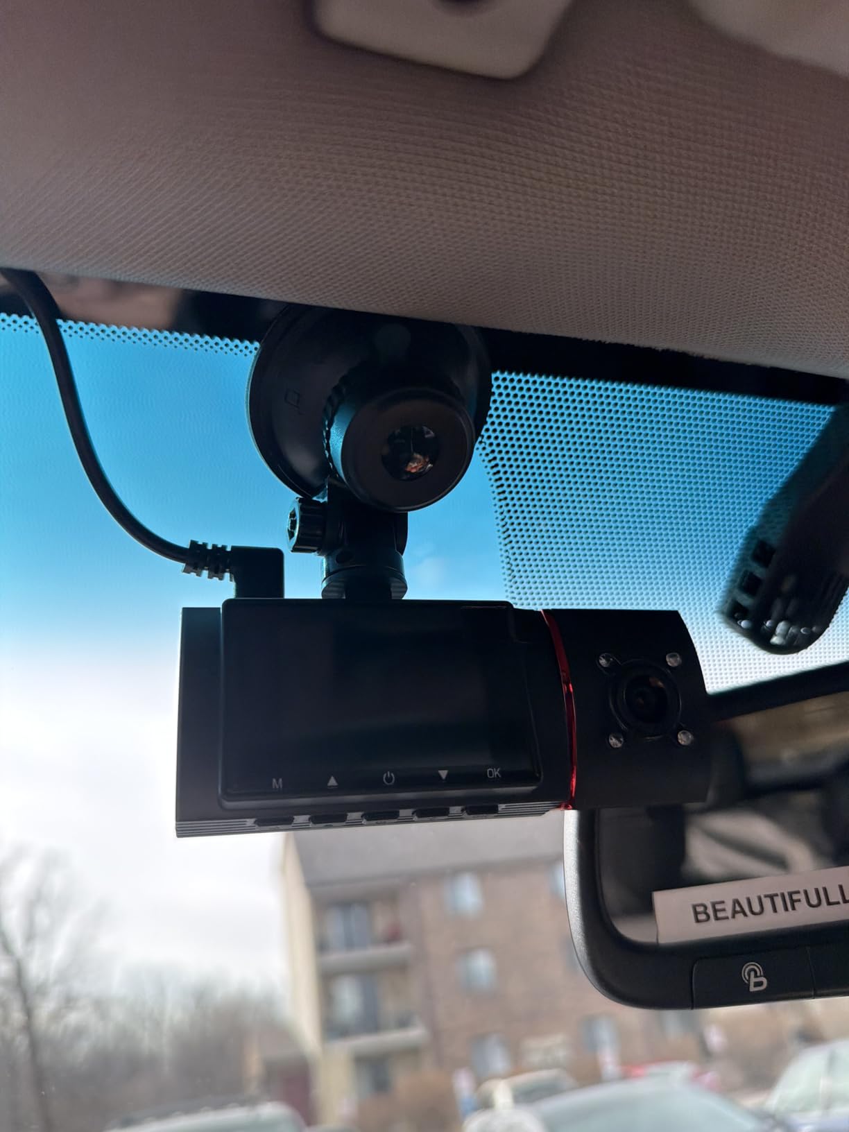 Dual Dash Cam Front and Inside with 64GB Card,1080P Dash Camera for Cars customer photo 2