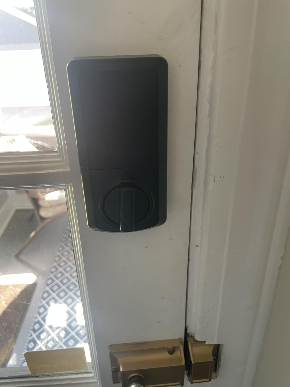 Kwikset Powerbolt 250 10-Button Keypad Matte Black Transitional Electronic Deadbolt Door Lock, Featuring Convenient Keyless Entry, Customizable User Codes and Auto-Locking customer photo 1