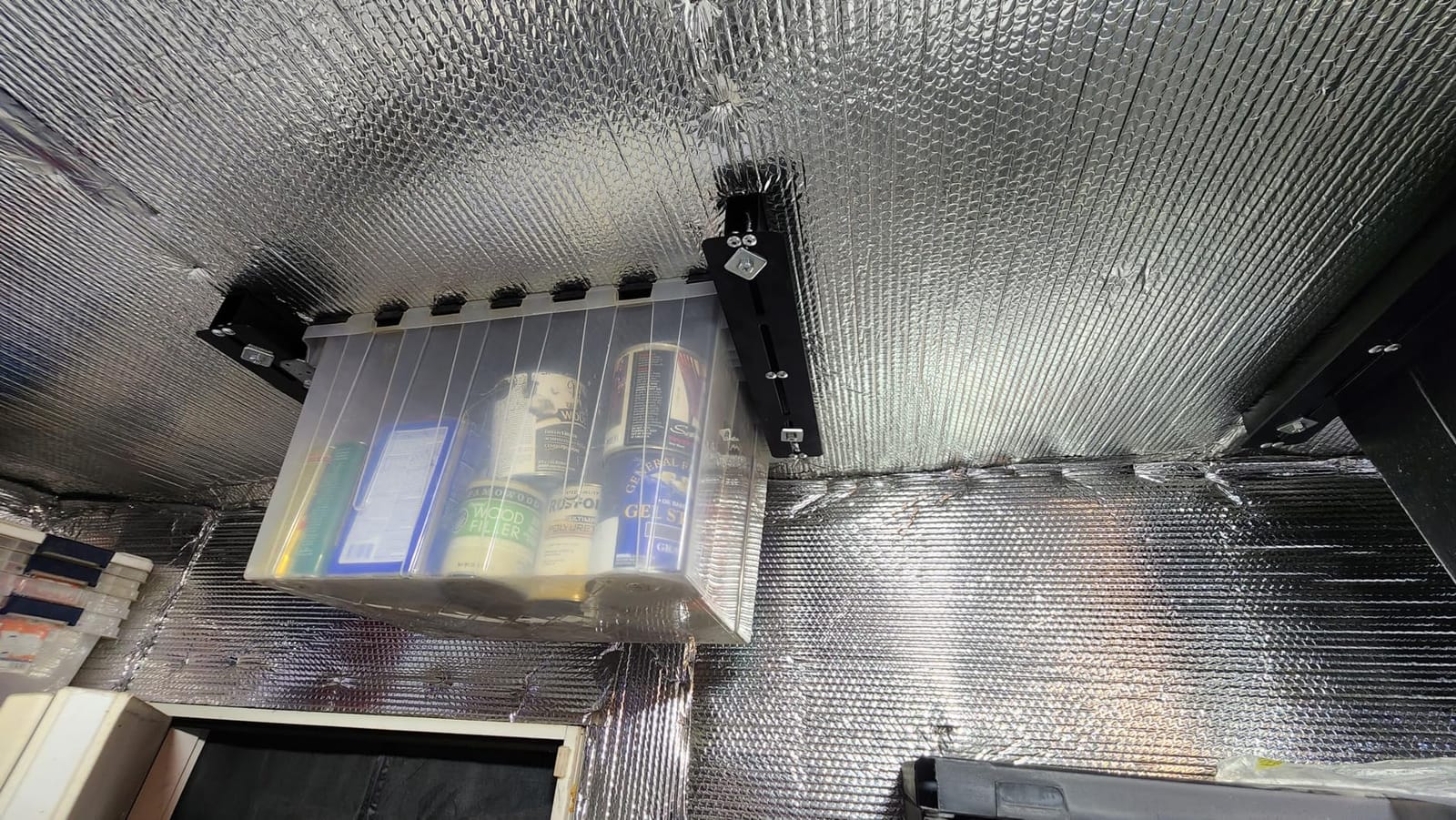 TORACK Garage Ceiling Bin Storage Rack(only fit 16