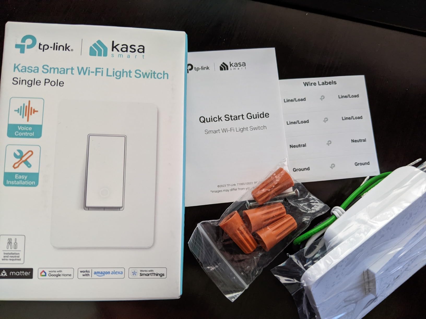 Kasa Matter Smart Light Switch, KS205P3, Single Pole, Need Neutral Wire customer photo 2
