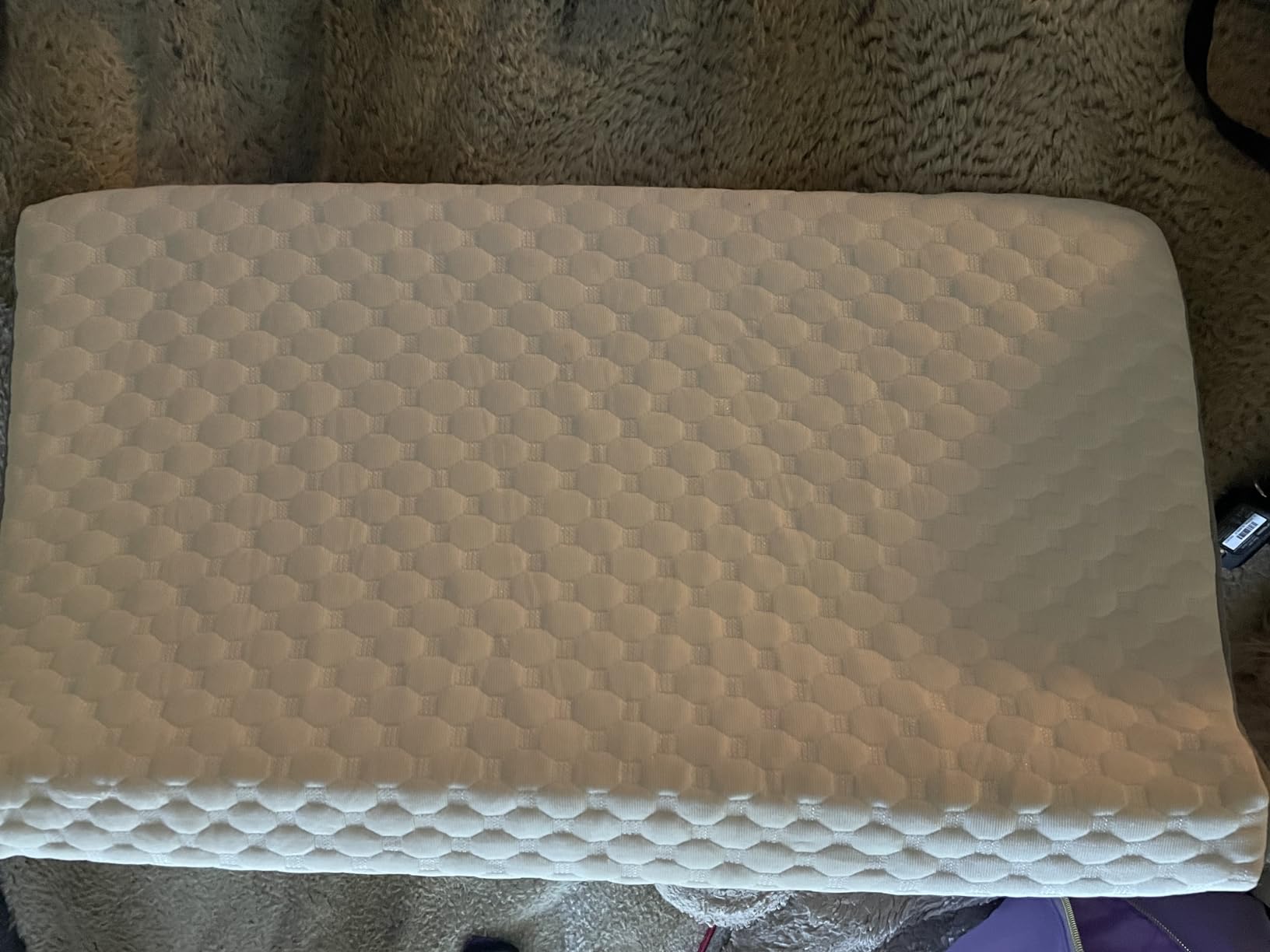 Body Positioner Wedge Pillow for Side Sleeping Support | Back and Leg Support, Body Positioning, Pregnancy Support, Ankle Elevation, Memory Foam, Machine Washable Cover customer photo 1