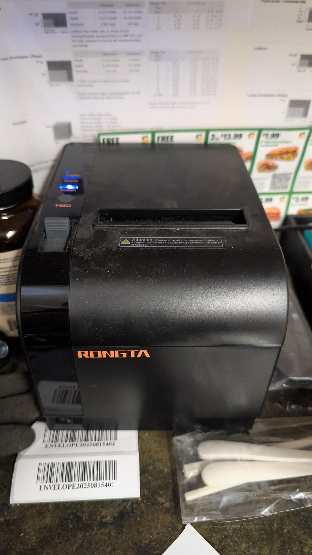 Rongta Thermal Receipt Printer, 80mm Receipt Printers, Thermal Pos Printer customer photo 1