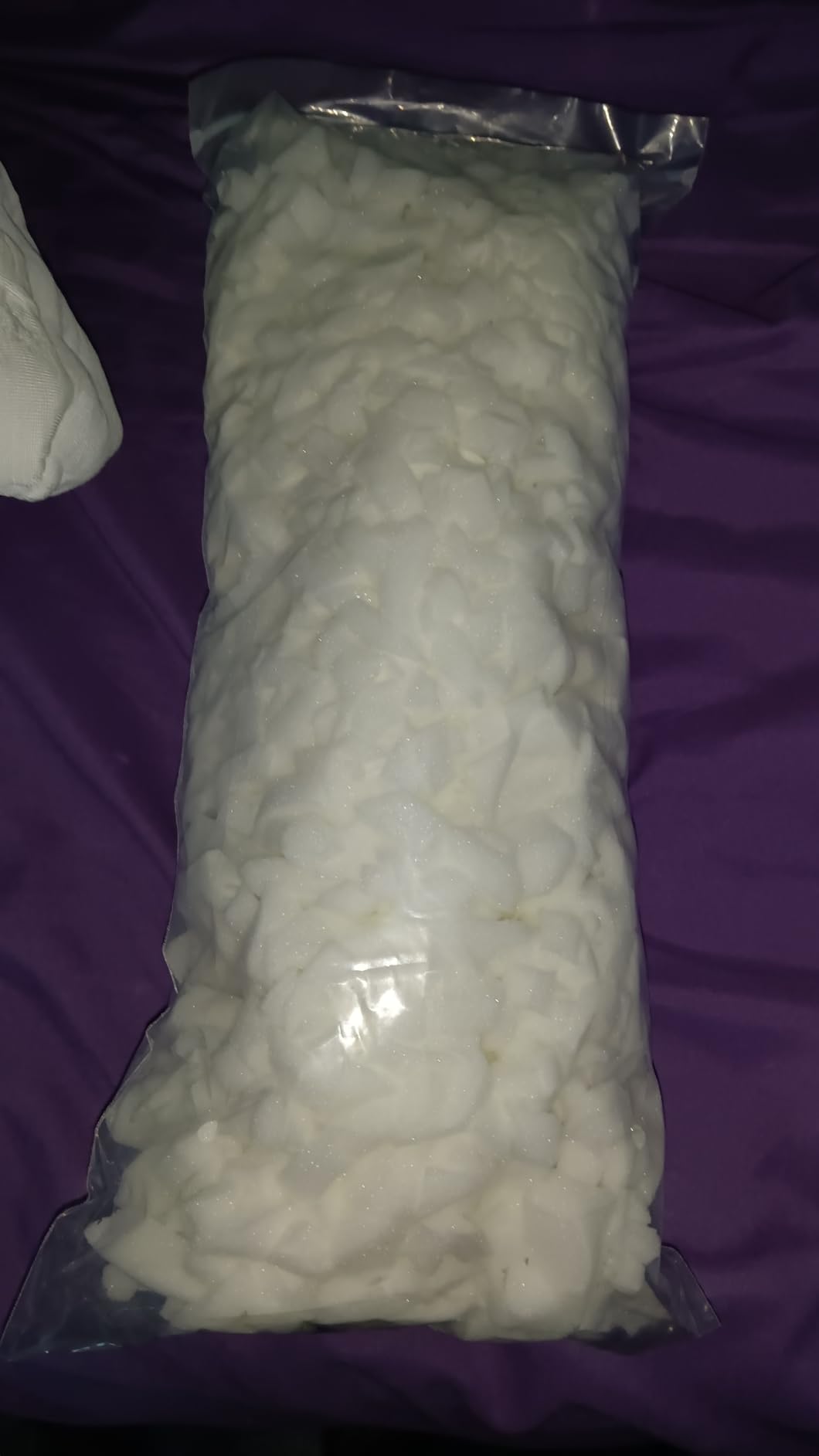 KUCEY Cooling Side Sleeper Pillow for Neck and Shoulder Pain, Luxury Shredded Memory Foam Curved Bed Pillows for Sleeping Set of 1 - Adjustable Queen Size - Washable Cover Crescent White customer photo 2