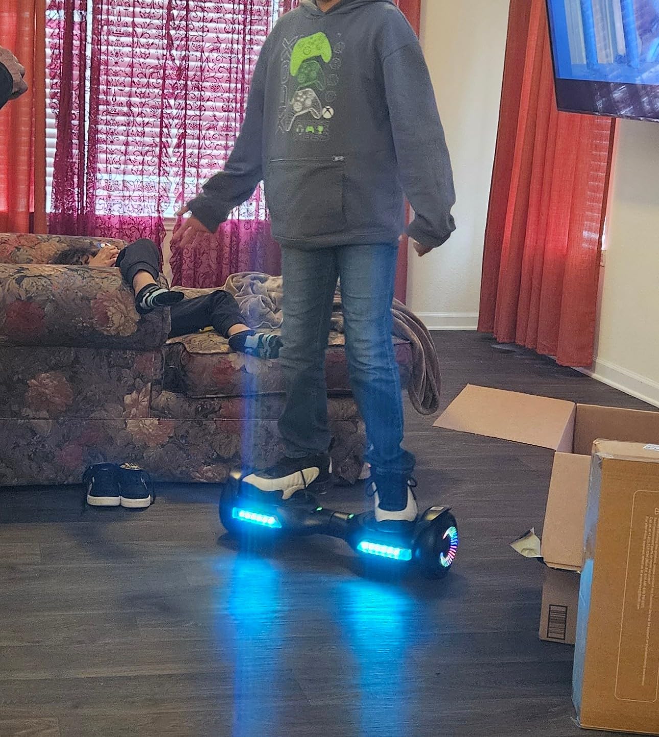 Gyroor Hoverboard New G13 All Terrain Hoverboard with LED Lights, Off Road Hoverboard with Bluetooth for Kids ages 6-12 and Adults customer photo 1