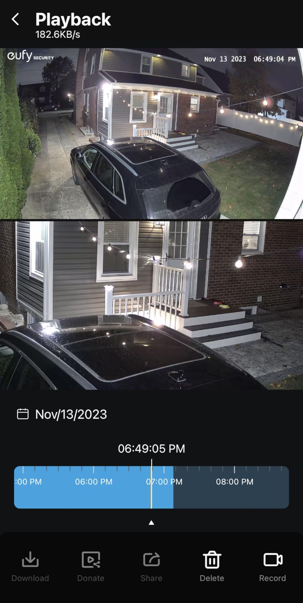 eufy Security Floodlight Camera E340, Dual-Lens, 360° Coverage, 8X Zoom customer photo 1