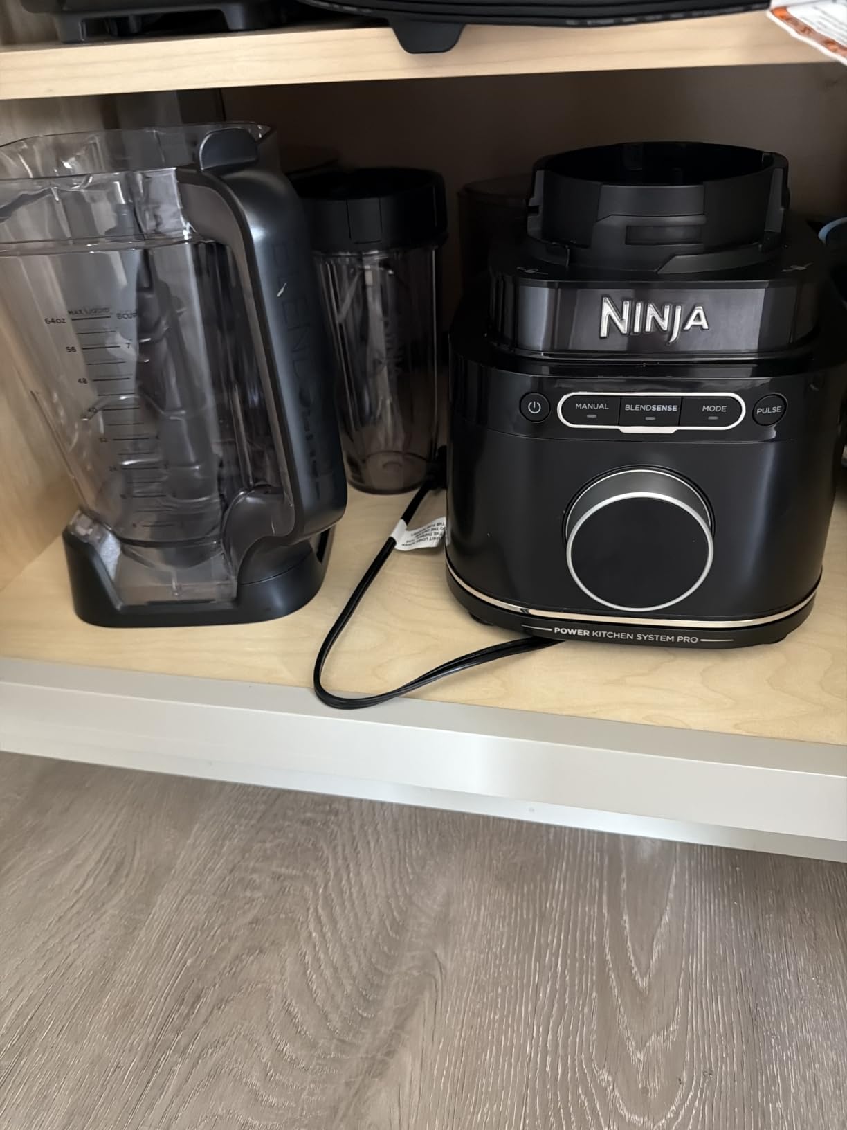 Ninja Kitchen System, BlendSense Tech, 72 oz, 1800PW, Black, TB401 | BlendSense Tech for smoothies, cookie dough, salsa & more. 8-cup processor bowl, 24-oz cup, 1800 peak watts. customer photo 2