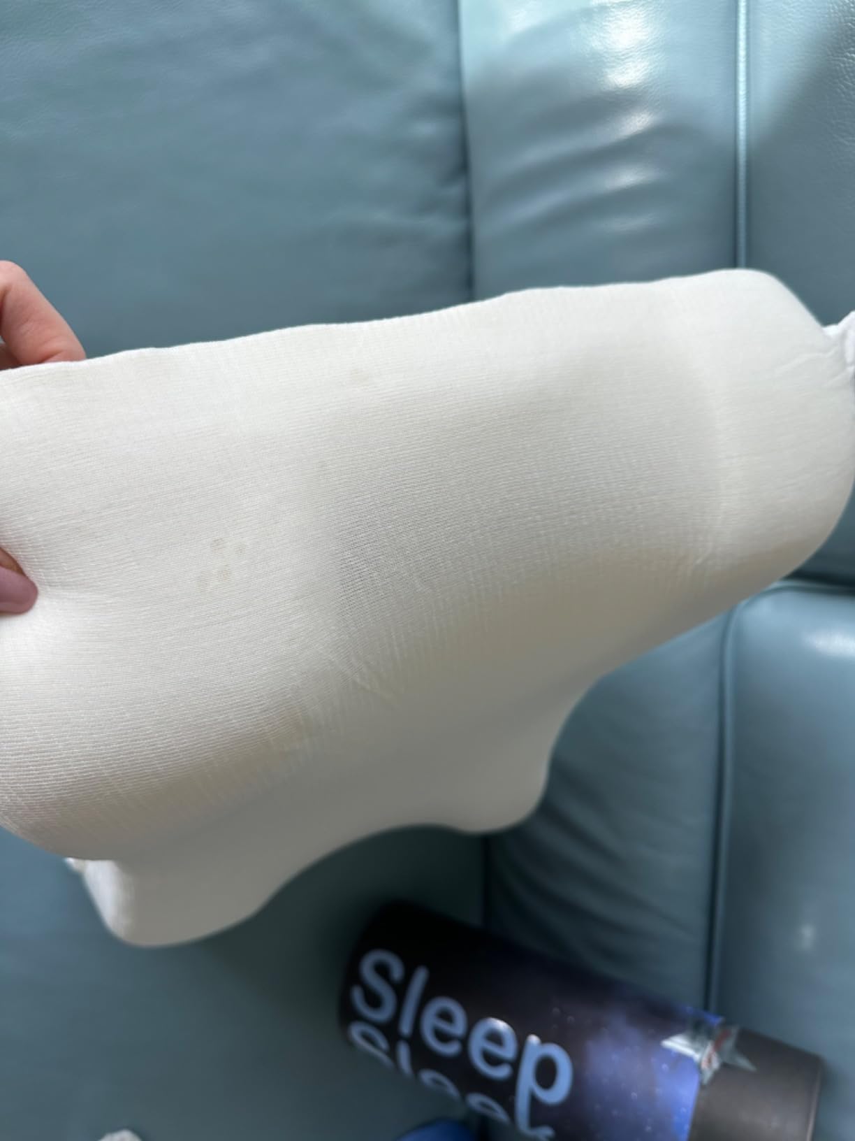 Flawless Face Beauty Pillow - Anti-Aging & Anti Wrinkle Memory Foam Neck Pillow - Cervical Pillow for Neck and Shoulder Pain Relief with 100% Bamboo Pillowcase - Perfect for Back and Side Sleepers customer photo 1